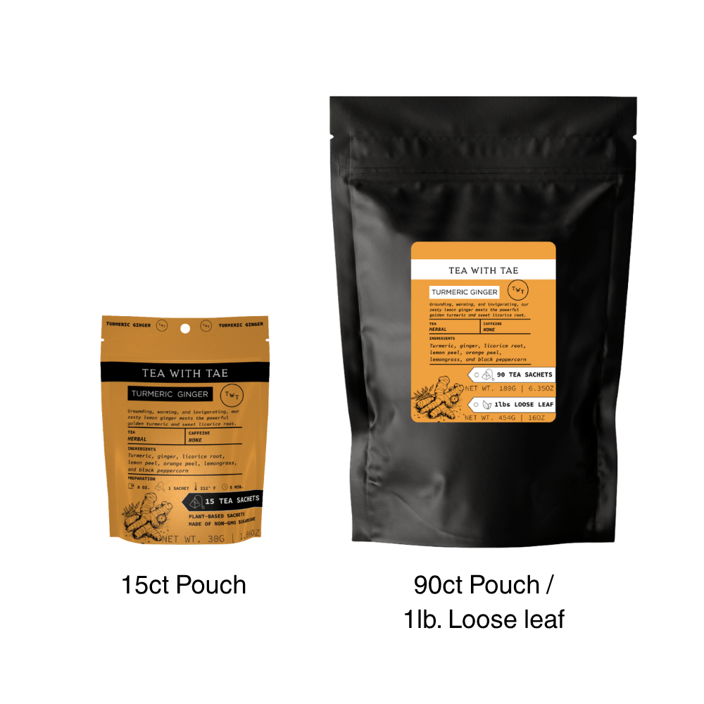 Turmeric Ginger Hot Tea Pouch
