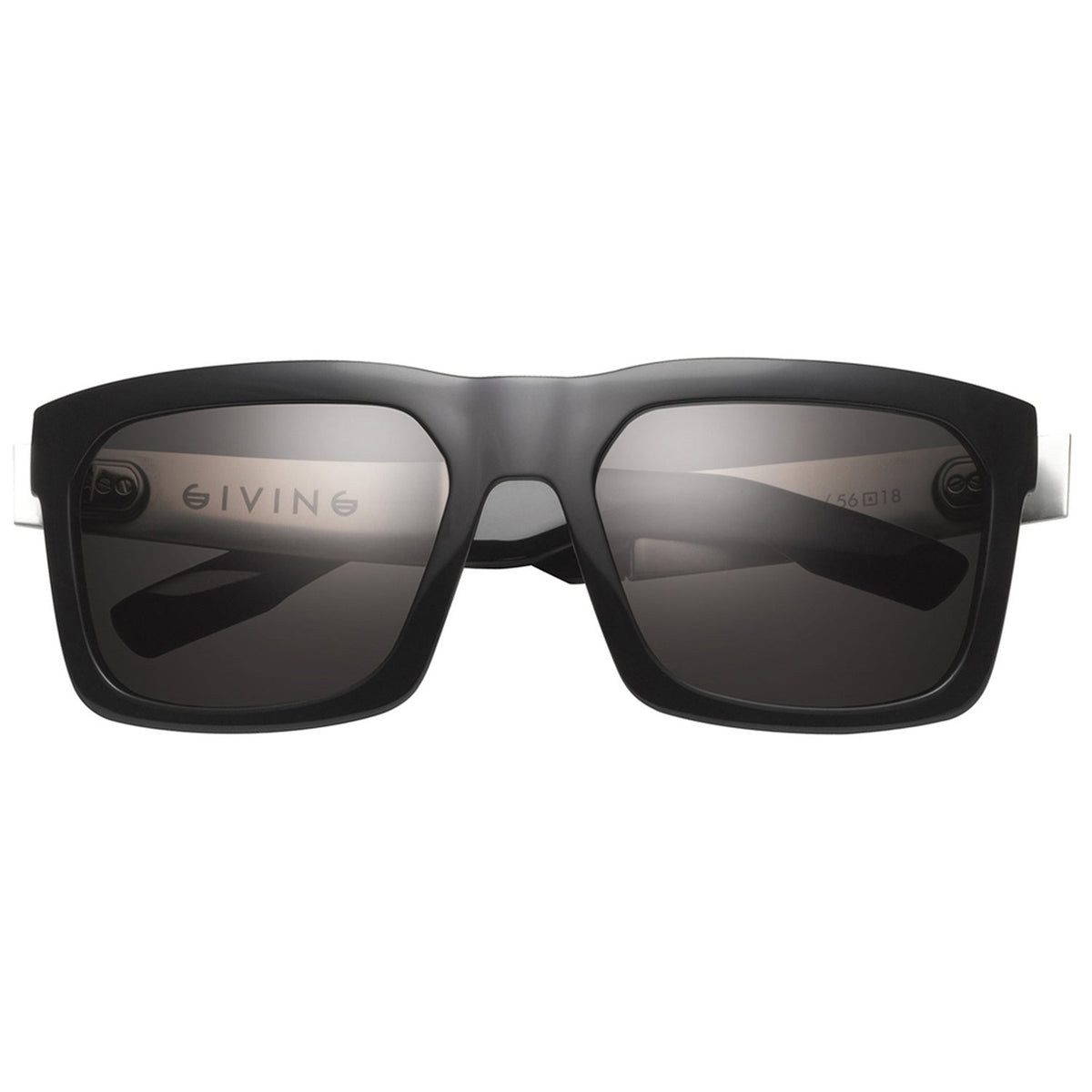 Giving: Polished Black - Brushed Aluminum / Grey Lens