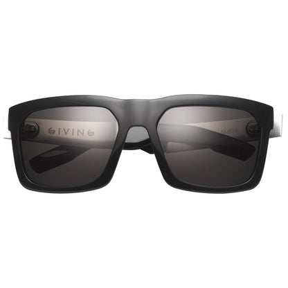 Giving: Polished Black - Brushed Aluminum / Grey Lens