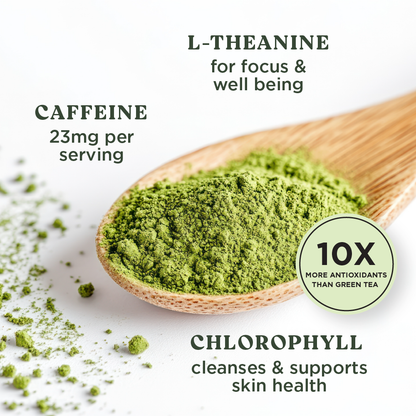 Harmony Matcha Variety Pack, Vanilla, Lavender, Strawberry, Vanilla, Premium Shade-Grown Japanese Matcha, Sweetend with Organic Sugar, 30 Count