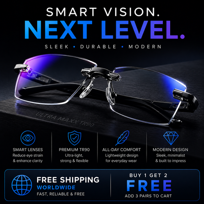 Ultra Maxx TR90 Smart Reading Glasses — Buy 1 Get 2 Free