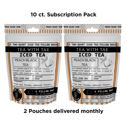 Peach Black Iced Tea Pouch