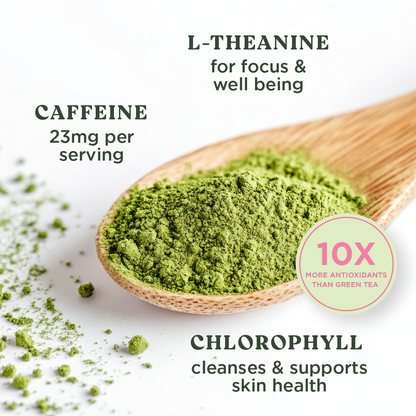 Harmony Matcha Strawberry, Premium Shade-Grown Japanese Matcha, Sweetened with Organic Sugar, 20 Servings