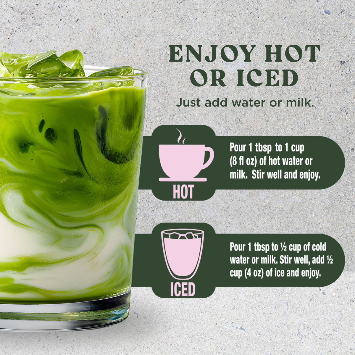 Harmony Matcha Lavender, Premium Shade-Grown Japanese Matcha, Sweetened with Organic Sugar, 20 Servings