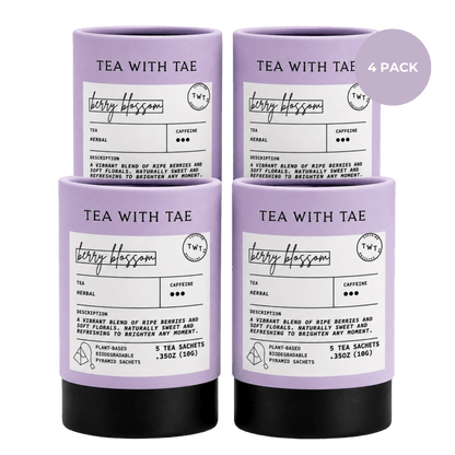 Berry Blossom Mini Tea Tube (5 tea bags)