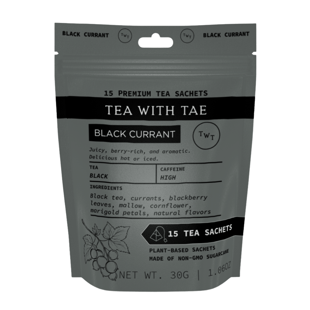Black Currant Hot Tea Pouch