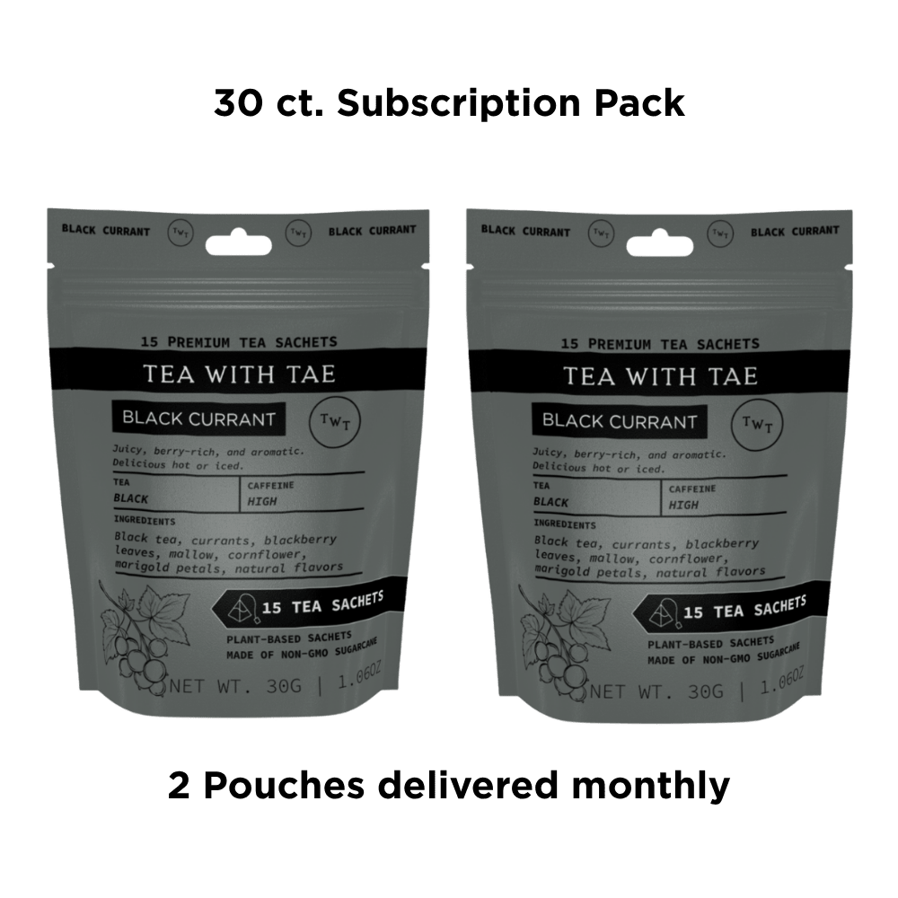 Black Currant Hot Tea Pouch