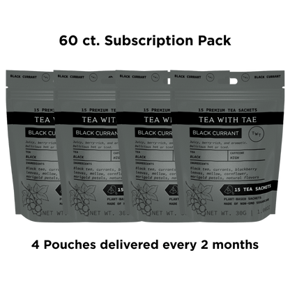 Black Currant Hot Tea Pouch