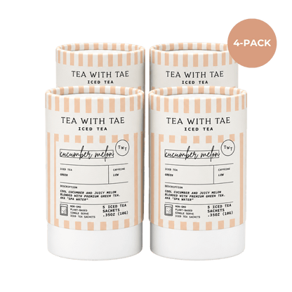 Cucumber Melon Green Iced Mini Tea Tube (5 iced sachets)