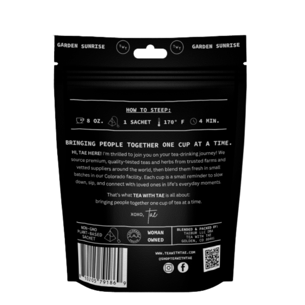 Garden Sunrise Hot Tea  Pouch