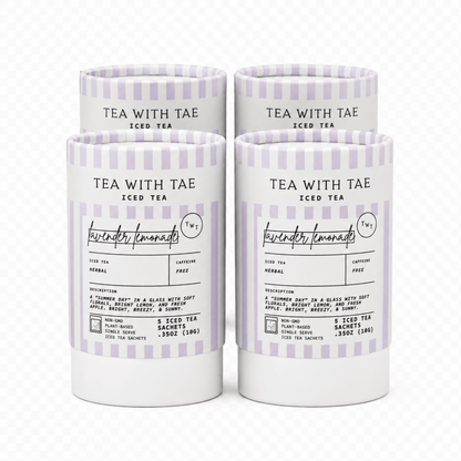 Lavender Lemonade Iced Mini Tea Tube (5 iced sachets)