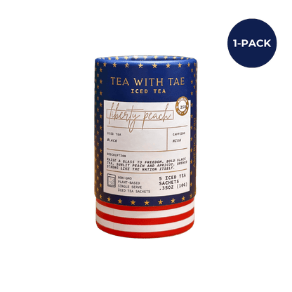 Liberty Peach Iced Mini Tea Tube (5 iced sachets)