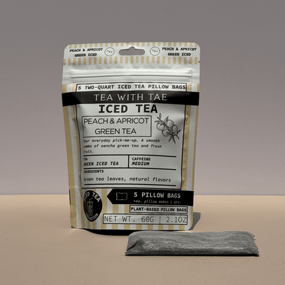 Peach & Apricot Green Iced Tea Pouch
