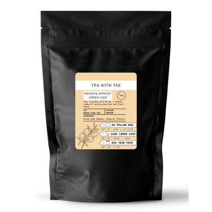 Peach & Apricot Green Iced Tea Pouch