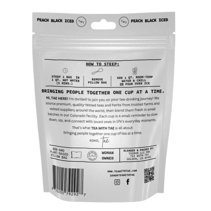 Peach Black Iced Tea Pouch