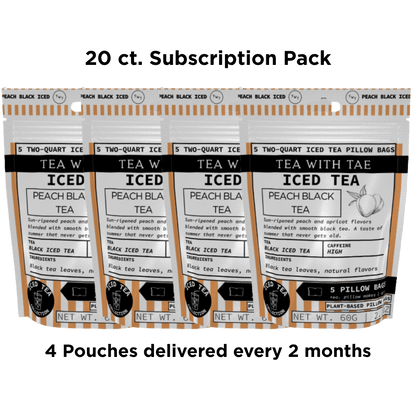 Peach Black Iced Tea Pouch