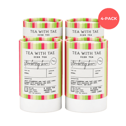 Strawberry Kiwi Iced Mini Tea Tube (5 iced sachets)