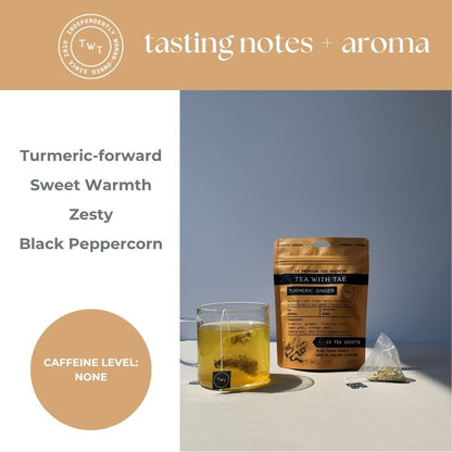 Turmeric Ginger Hot Tea  Pouch