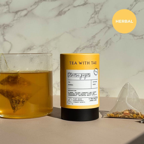 Turmeric Ginger Mini Tea Tube (5 tea bags)