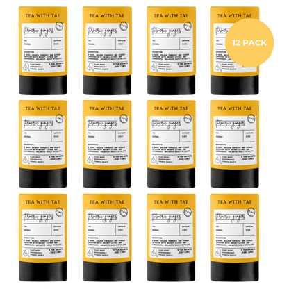 Turmeric Ginger Mini Tea Tube (5 tea bags)