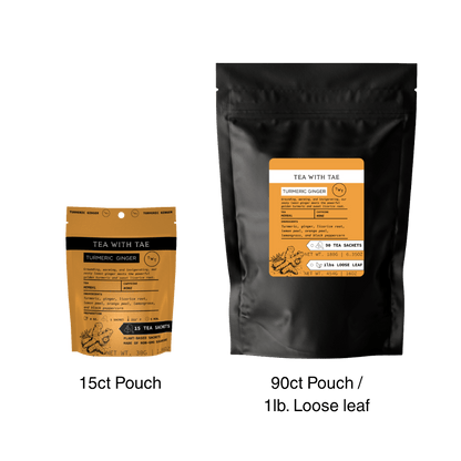 Turmeric Ginger Hot Tea  Pouch