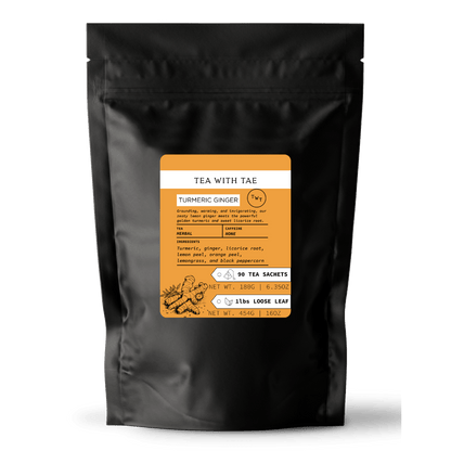 Turmeric Ginger Hot Tea  Pouch