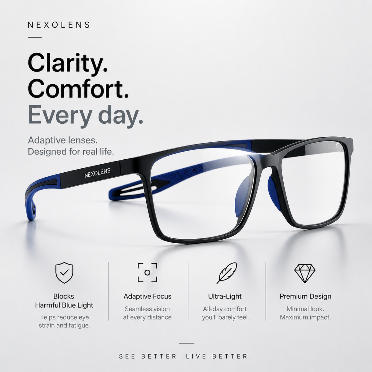 Visioun NexoLens clarity and comfort
